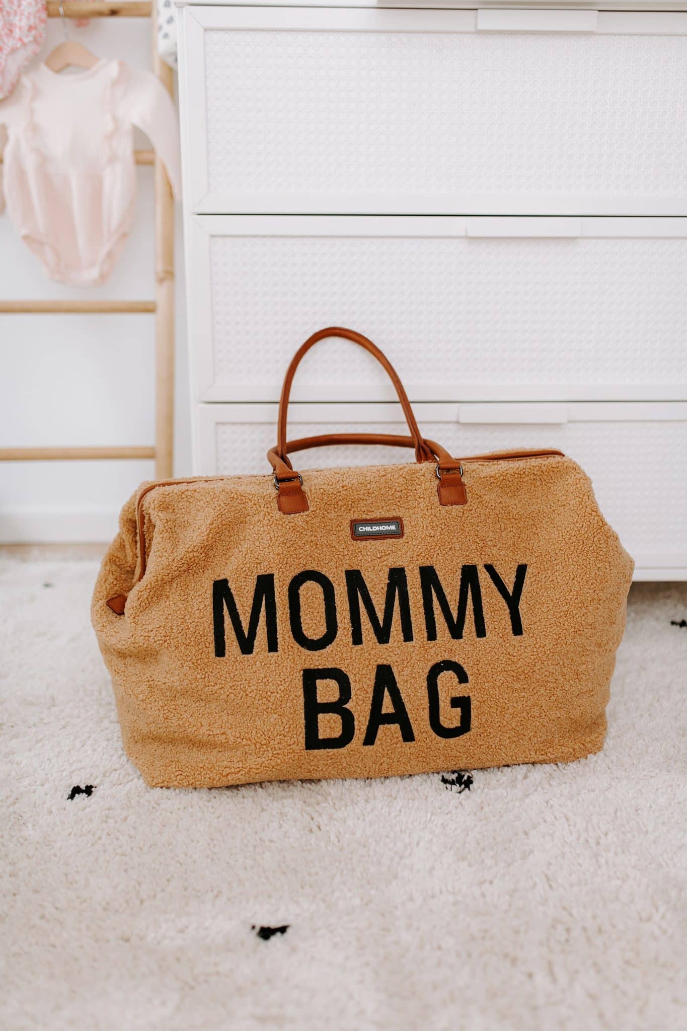 Childhome Borsa Mommy Bag – Teddy Brown – IoBimbo Firenze Prato Pistoia